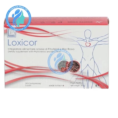 Loxicor - Viên uống hỗ trợ hạ mỡ máu hiệu quả